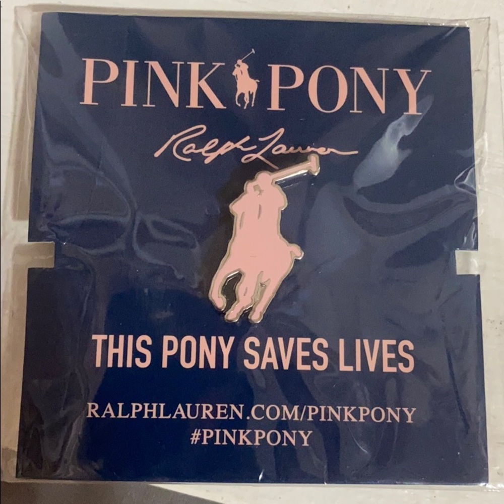 Ralph Lauren Pink Pony pin brand new